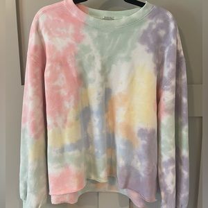 Abercrombie & Fitch Unisex Pride Tie Dye Crewneck - Size M